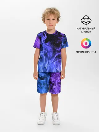 Детская пижама с шортами / ОГОНЬ