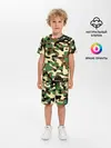 Детская пижама с шортами / Камуфляж