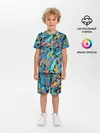 Детская пижама с шортами / Яркие краски