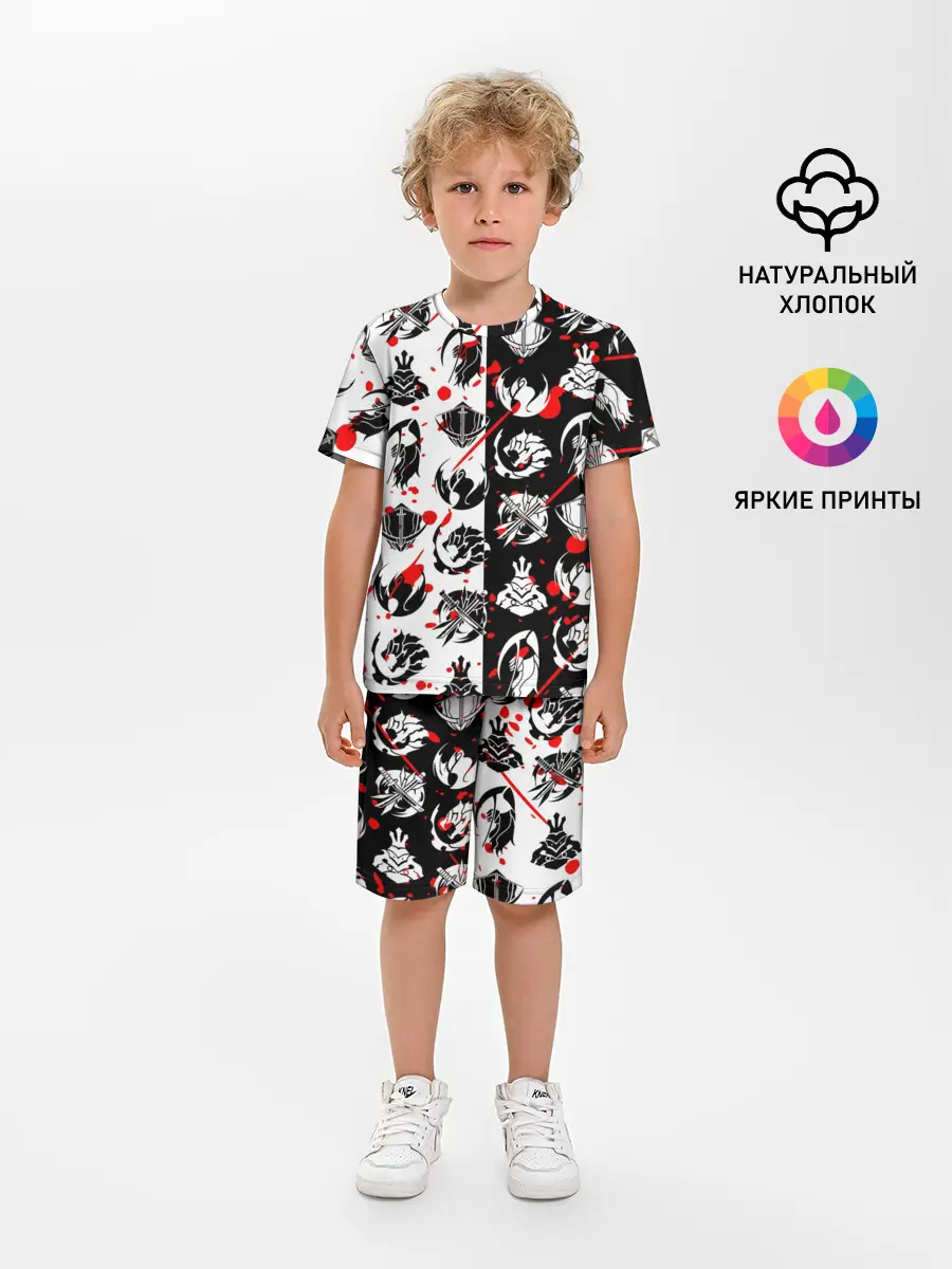 Детская пижама с шортами / SOLO LEVELING / ГИЛЬДИИ