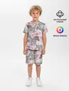 Детская пижама с шортами / Розовые розы