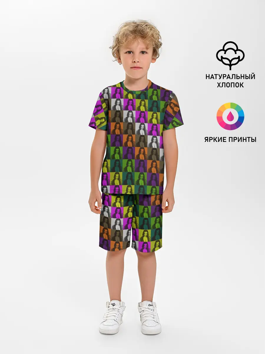 Детская пижама с шортами / Damiano David. Colors