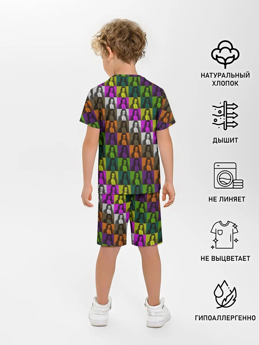 Детская пижама с шортами / Damiano David. Colors