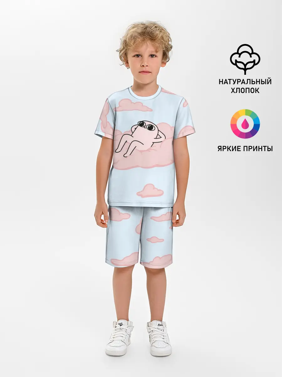 Детская пижама с шортами / мем