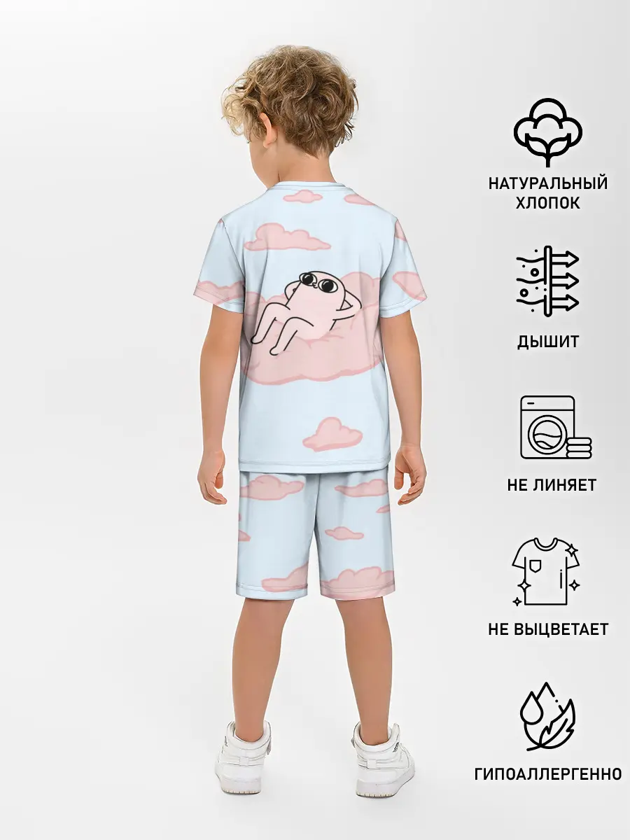 Детская пижама с шортами / мем