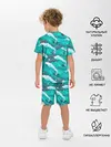 Детская пижама с шортами / Дельфины в море