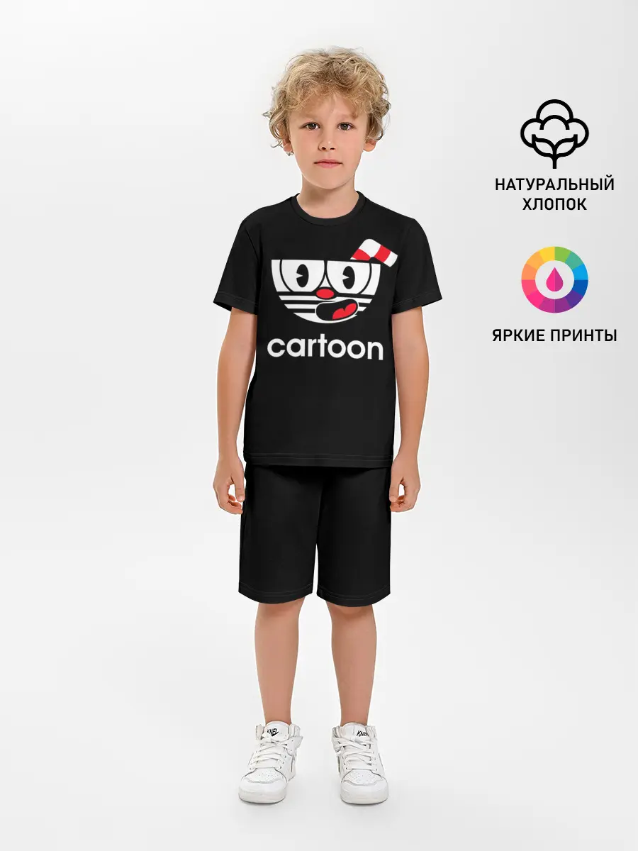 Детская пижама с шортами / CUPHEAD | КАПХЕД
