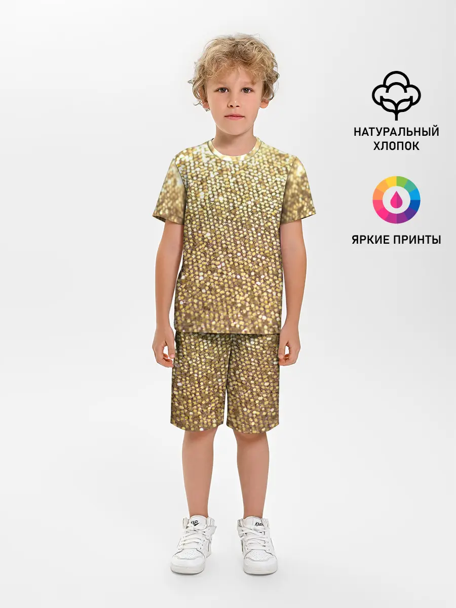 Детская пижама с шортами / Блёстки