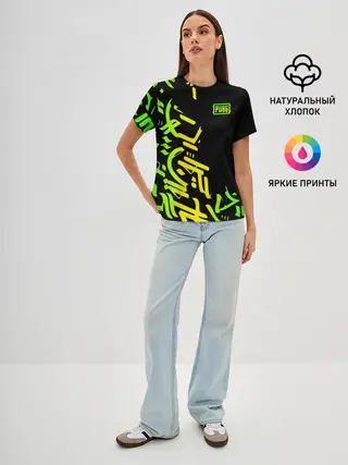 Женская базовая футболка / PUBG