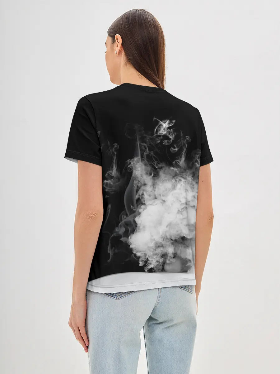 Женская базовая футболка / Skull