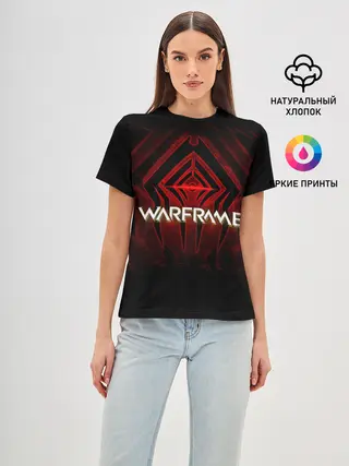 Женская базовая футболка / Warframe #1