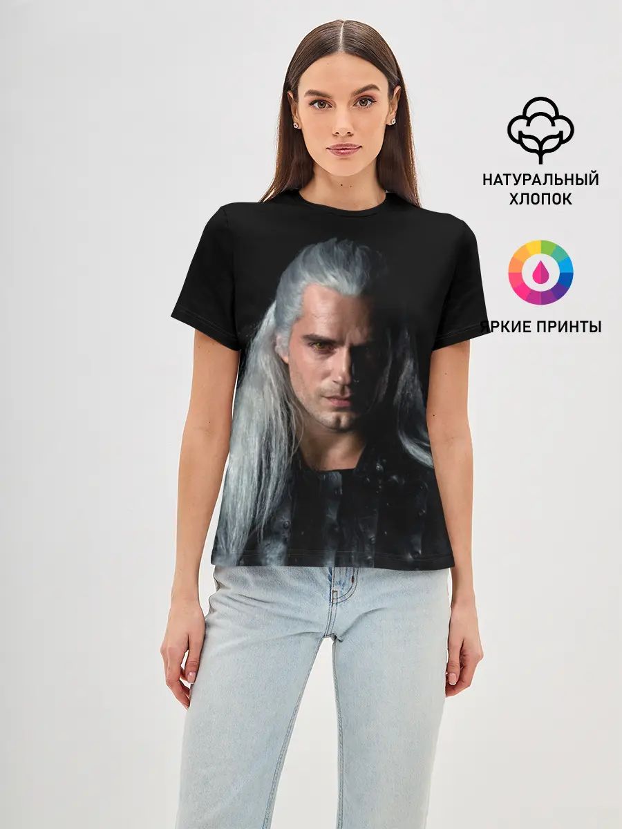 Женская базовая футболка / The Witcher. Geralt of Rivia