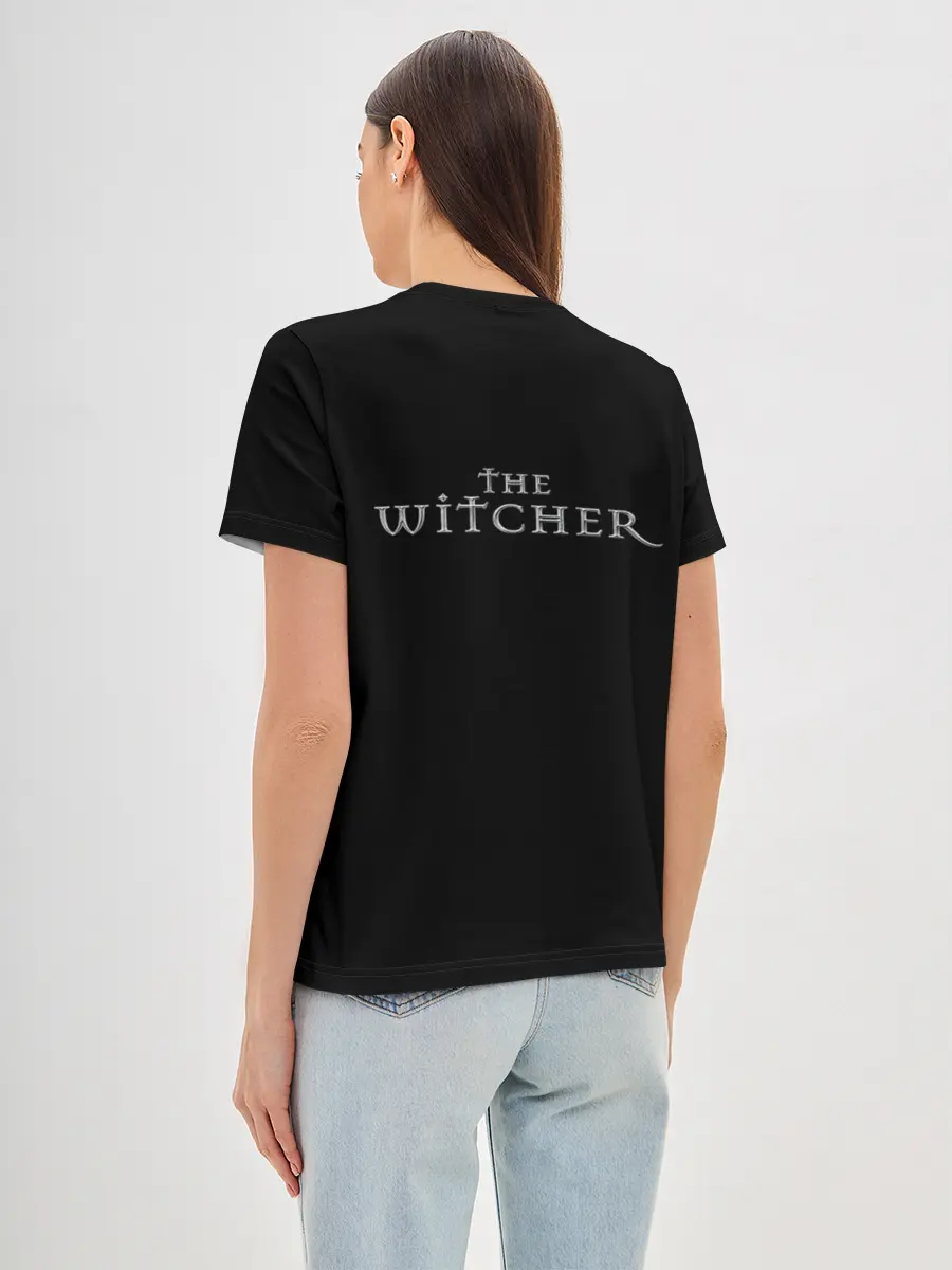 Женская базовая футболка / The Witcher. Geralt of Rivia