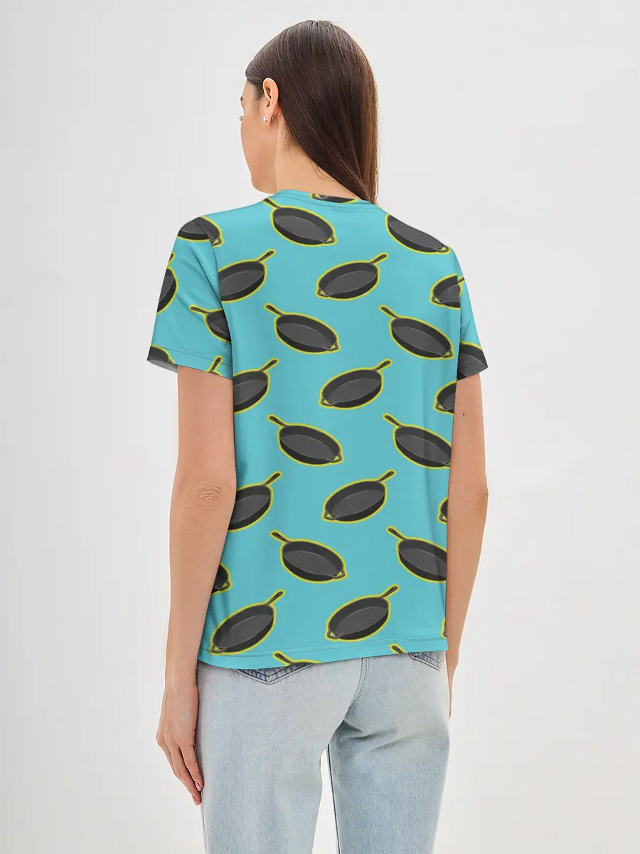 Женская базовая футболка / PUBG Сковородочки