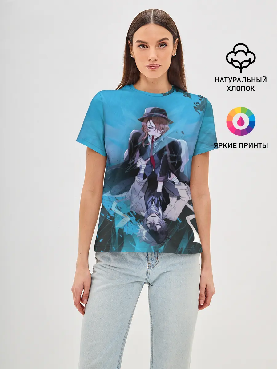 Женская базовая футболка / Osamu and Chuya