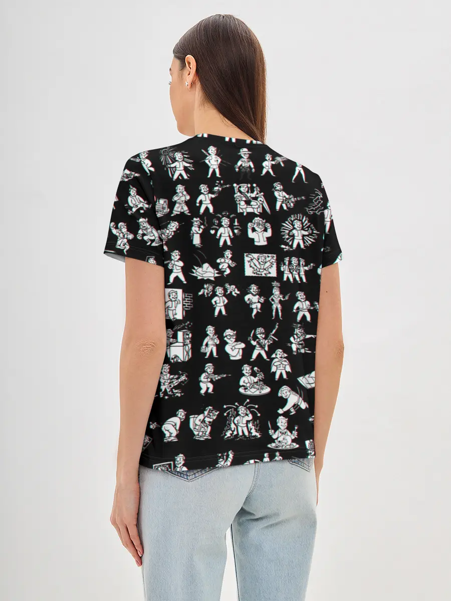 Женская базовая футболка / Vault Boy