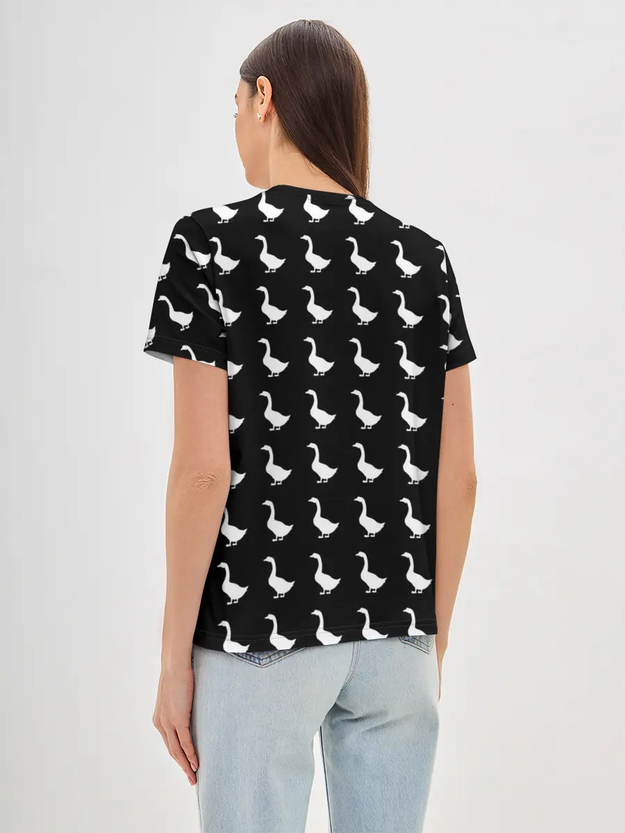 Женская базовая футболка / Gussi Black