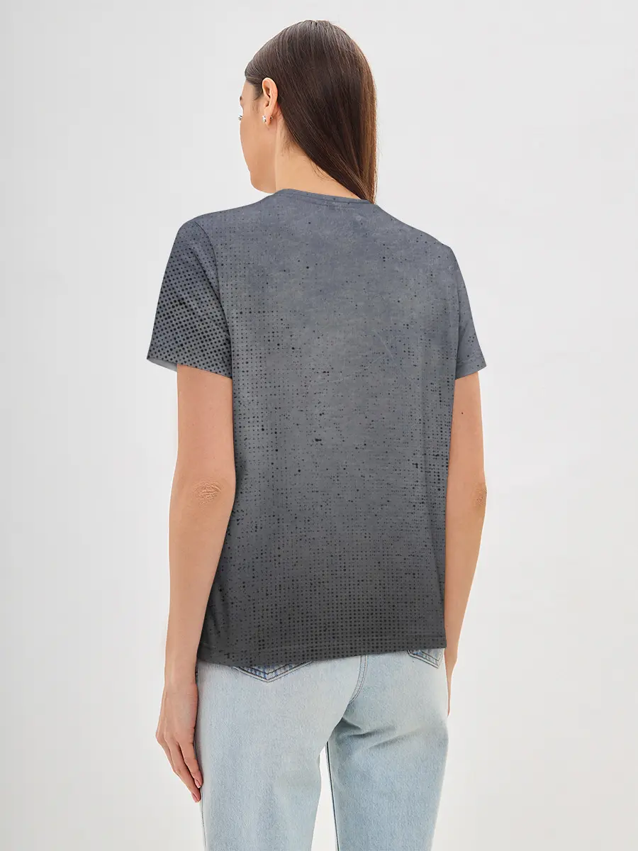 Женская базовая футболка / Catgirl sadness