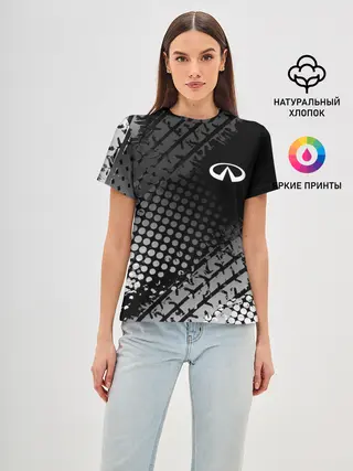 Женская базовая футболка / Infiniti