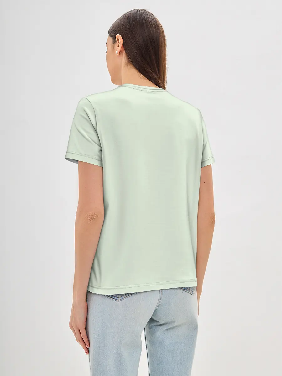 Женская базовая футболка / HELLO