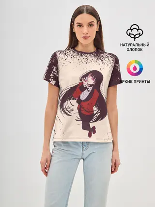 Женская базовая футболка / Kakegurui | Yumeko Jabami