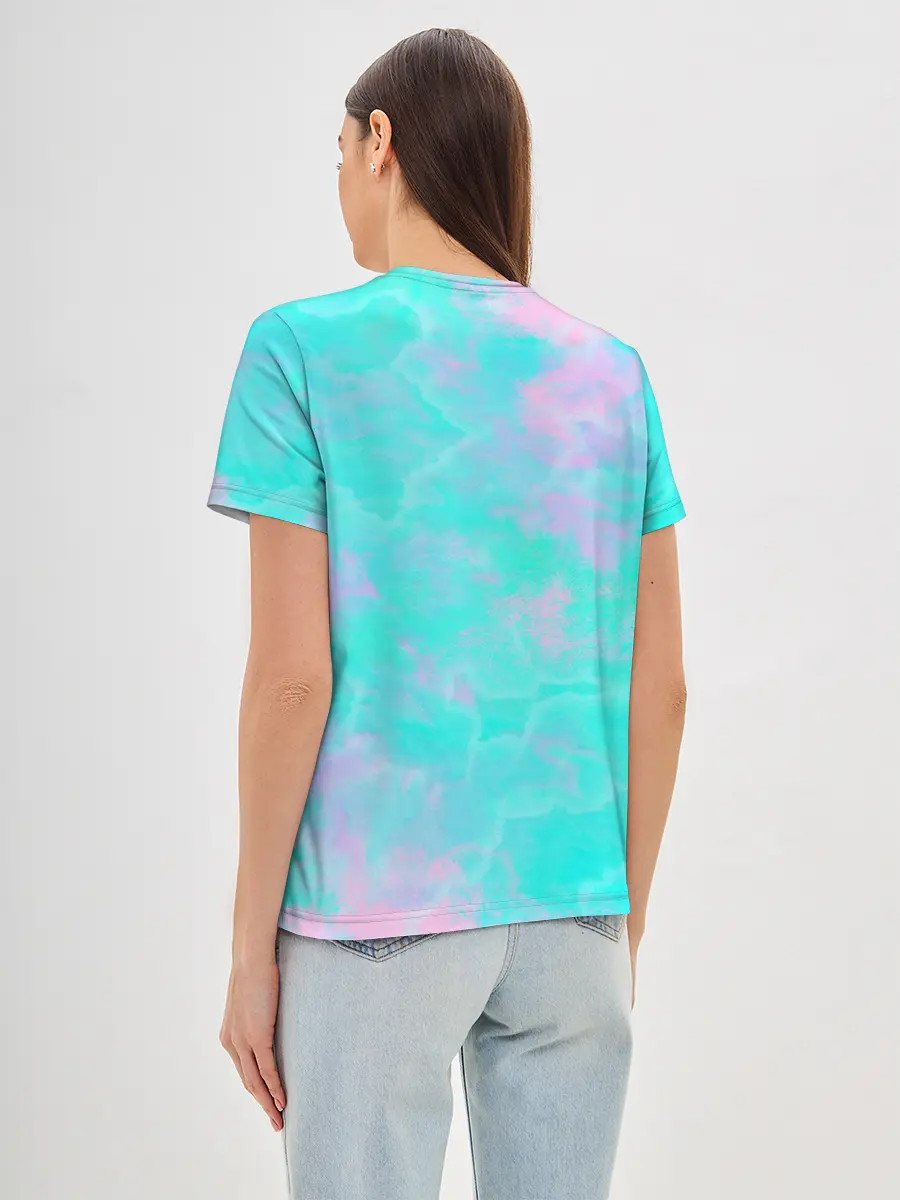 Женская базовая футболка / sky dream|fly