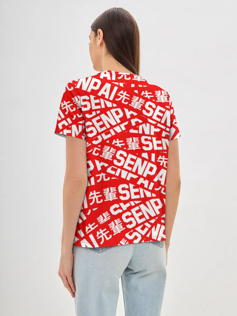 Женская базовая футболка / SENPAI