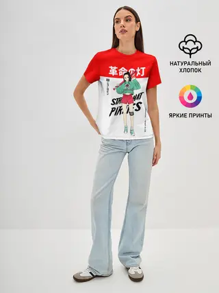 Женская базовая футболка / Нико Робин | One Piece. Большой куш