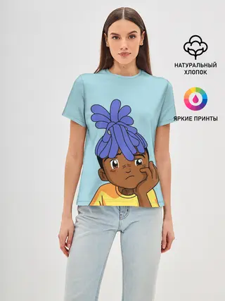 Женская базовая футболка / xxxtentacion