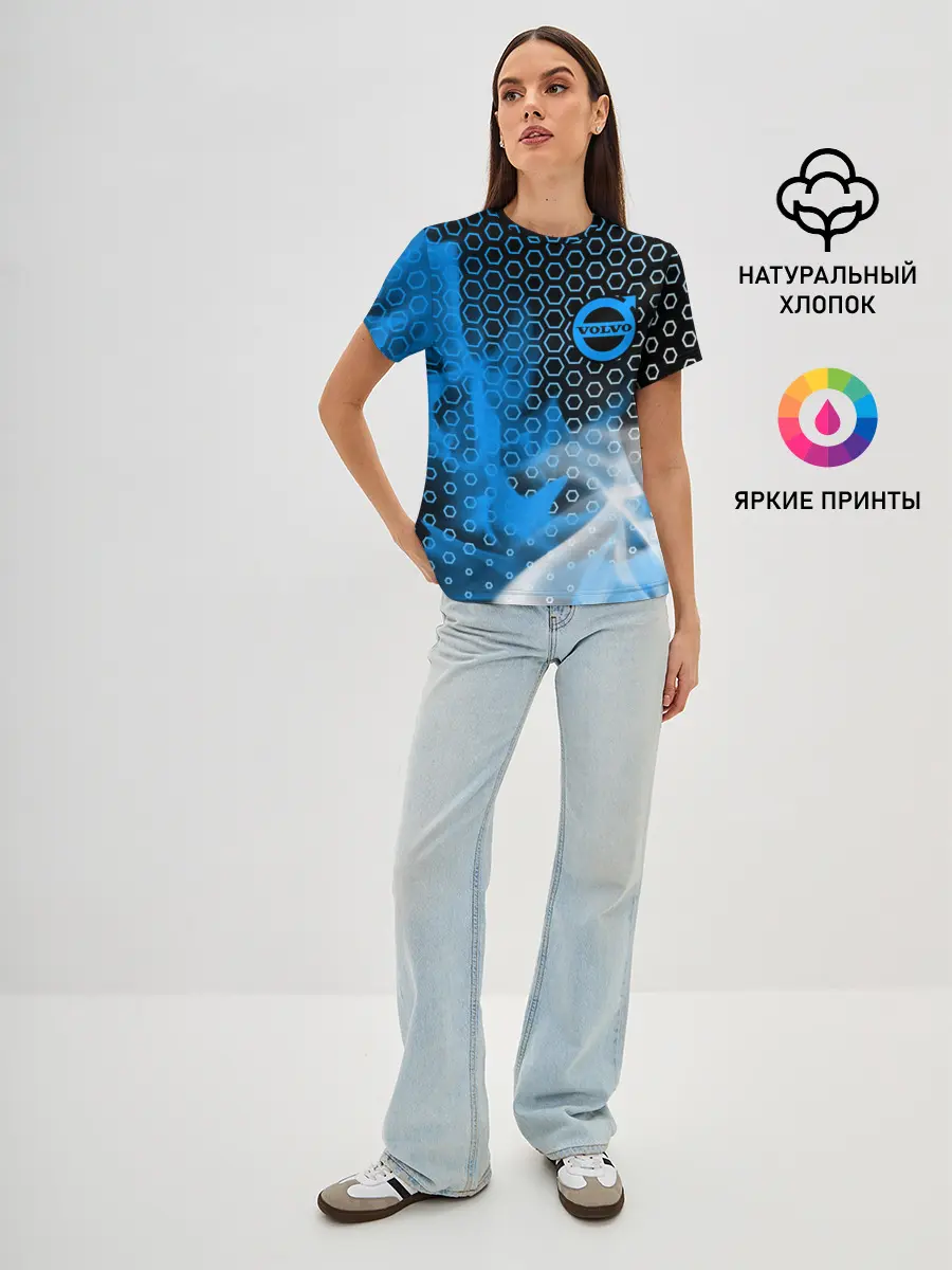 Женская базовая футболка / VOLVO / Вольво