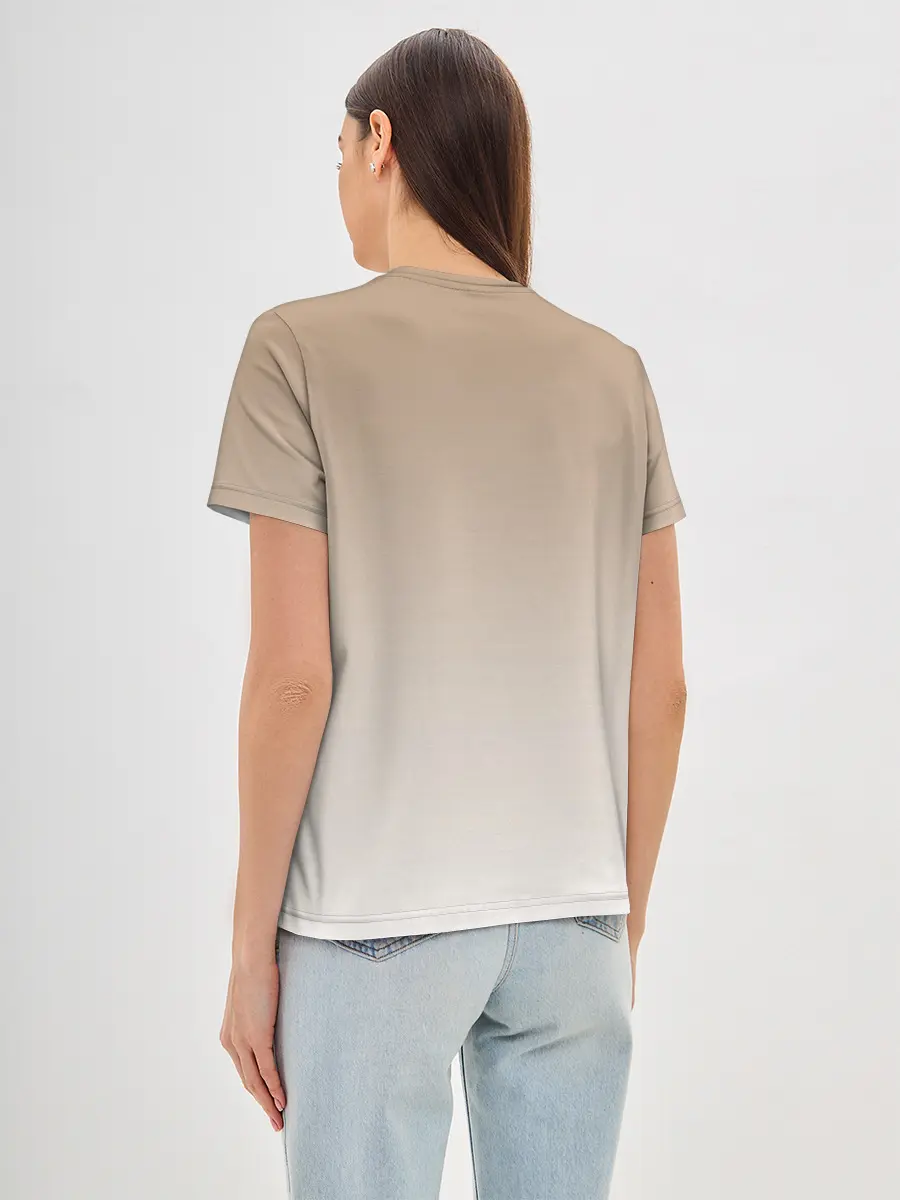 Женская базовая футболка / сова котик аниме