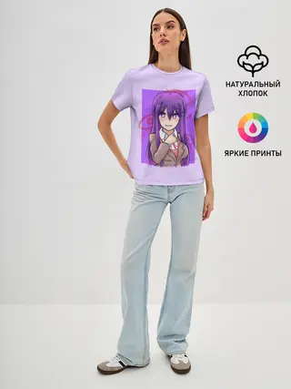 Женская базовая футболка / Милая Юри