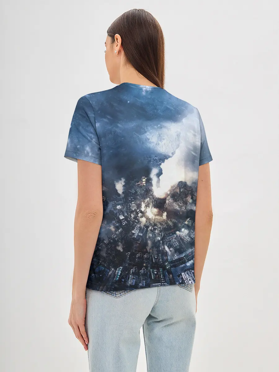 Женская базовая футболка / Фростпанк