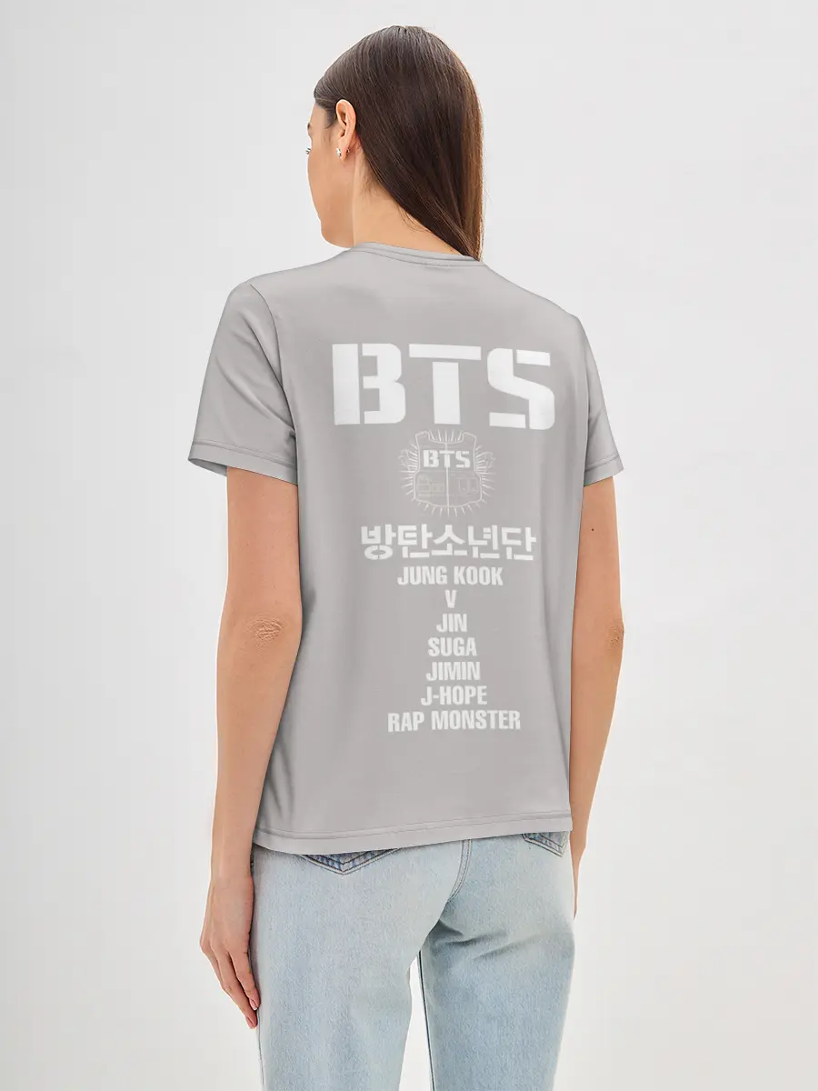 Женская базовая футболка / BTS Take love