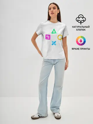 Женская базовая футболка / GAMEPAD