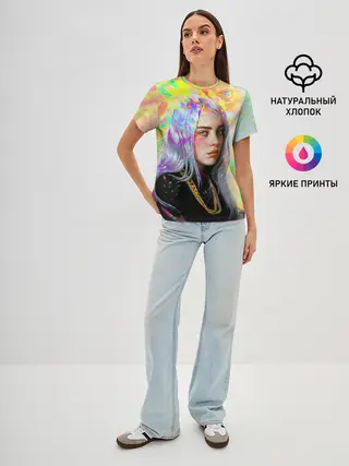 Женская базовая футболка / BILLIE EILISH