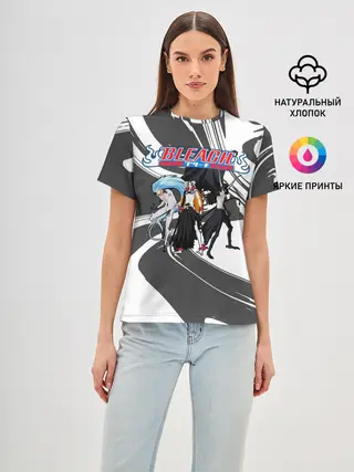 Женская базовая футболка / Блич Манга