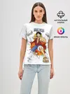 Женская базовая футболка / Луффи One Piece. Большой куш