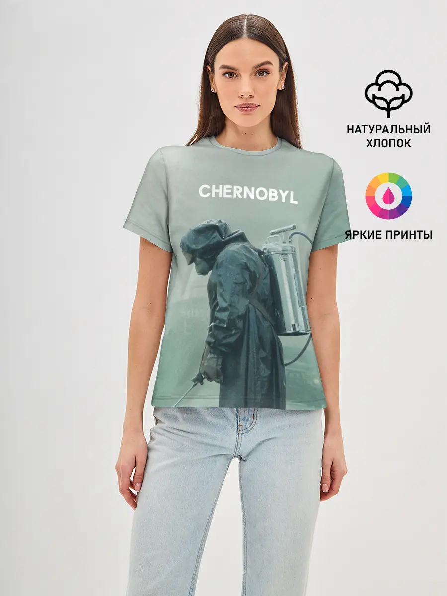 Женская базовая футболка / Чернобыль