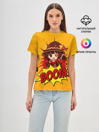 Женская базовая футболка / Мегумин BOOM