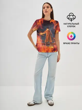 Женская базовая футболка / Warrior | Sekiro shadows die twice