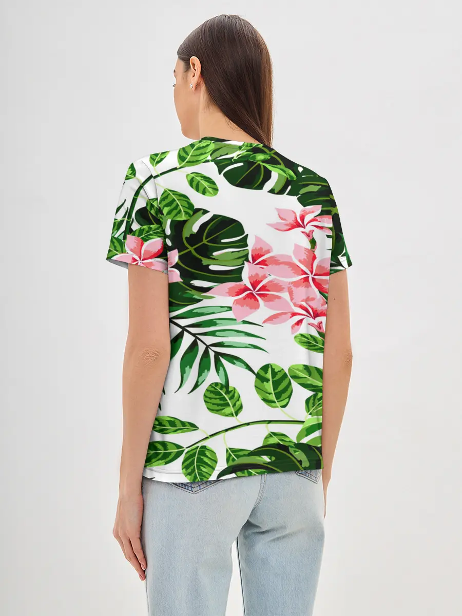 Женская базовая футболка / ЛЕТО ТЕКСТУРА