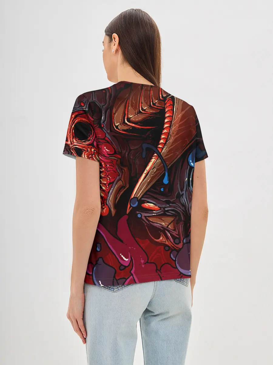 Женская базовая футболка / DOOM Eternal