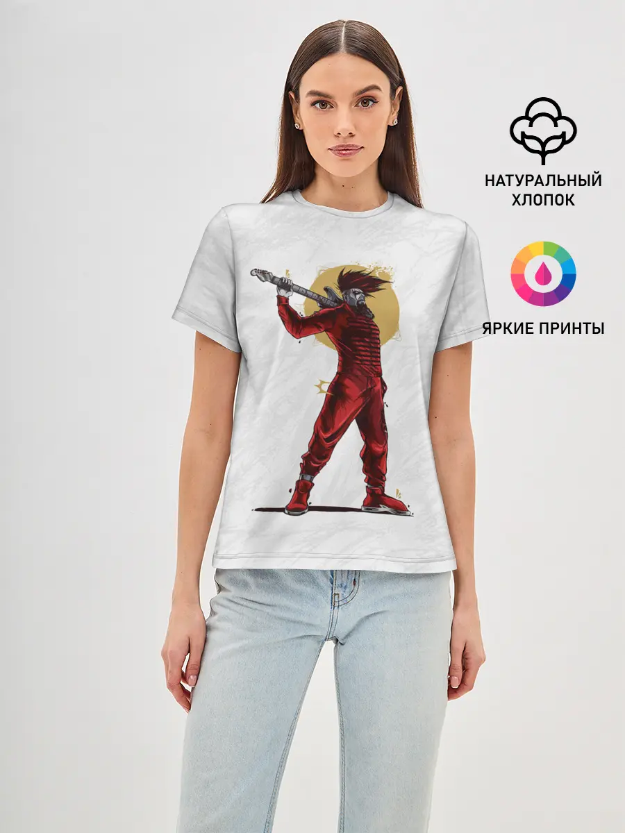 Женская базовая футболка / MICK THOMSON | SLIPKNOT | СЛИПКНОТ