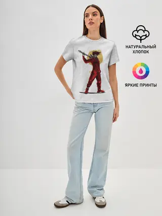 Женская базовая футболка / MICK THOMSON | SLIPKNOT | СЛИПКНОТ