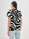 Женская базовая футболка / Зебра