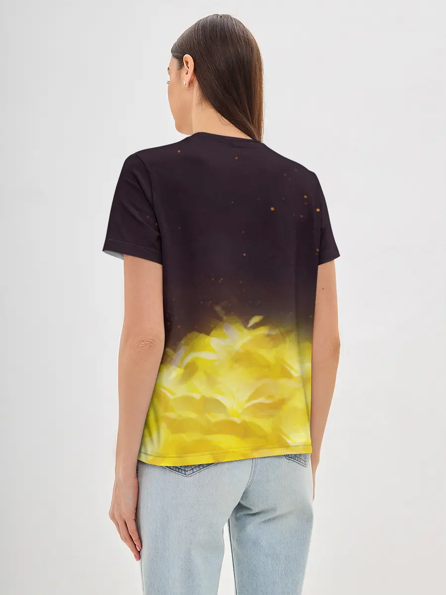 Женская базовая футболка / Фриск и Азриэль - UNDERTALE