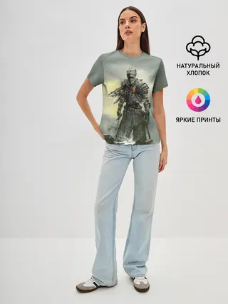 Женская базовая футболка / Dark Souls