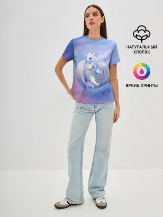 Женская базовая футболка / дневная фурия