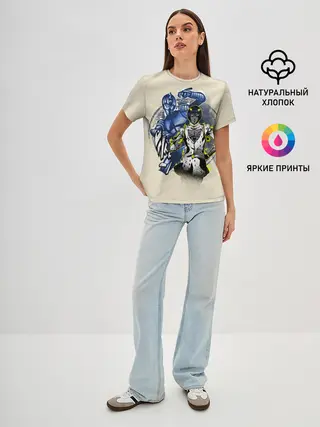 Женская базовая футболка / JoJo Bizarre Adventure